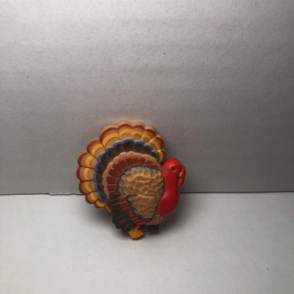 Vintage Hallmark Lapel Pin Thanksgiving Turkey Fall Autumn Holiday Brooch 12$